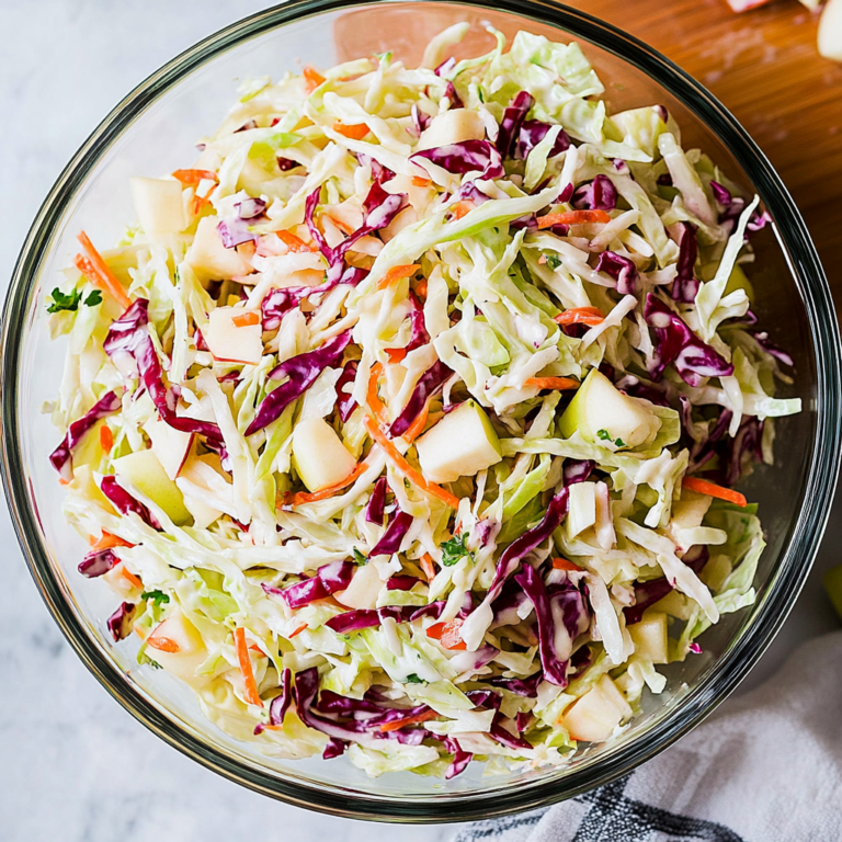 Irresistible Apple Cabbage Coleslaw Recipe for Fall Flavors