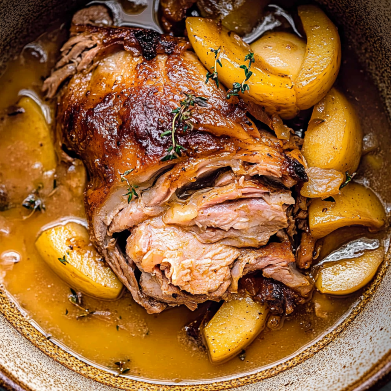 Irresistible Apple Cider Braised Pork Shoulder Recipe