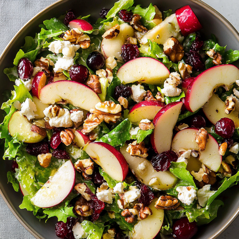 Irresistible Apple Cranberry Walnut Salad Recipe