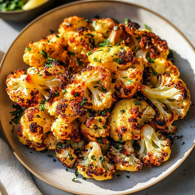Irresistible Baked Cauliflower: Crispy & Guilt-Free Delight