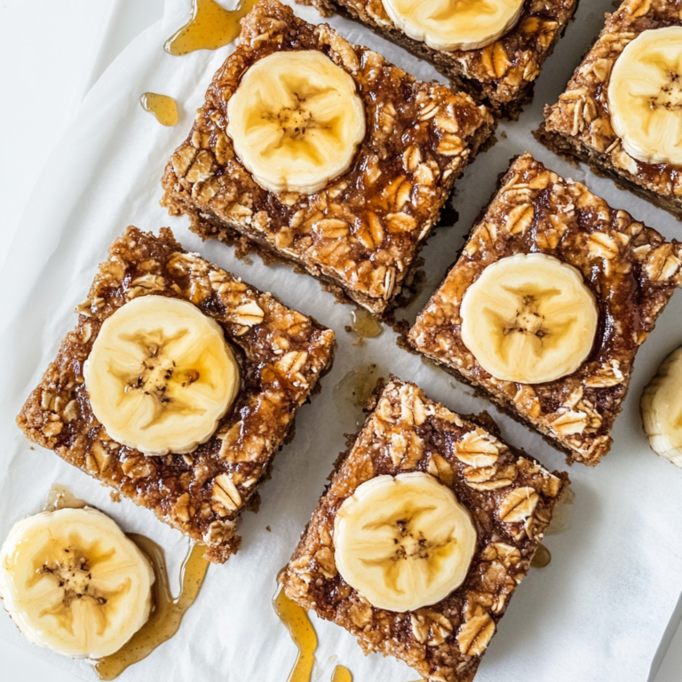 Irresistible Banana Oatmeal Bars for Quick Snacks & Break…