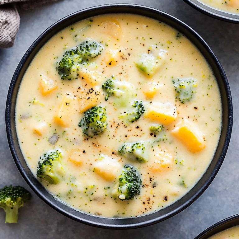 Creamy Broccoli Potato Cheese Soup Recipe to Savor