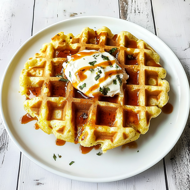 Irresistible Cheddar Jalapeño Cornbread Waffles Recipe