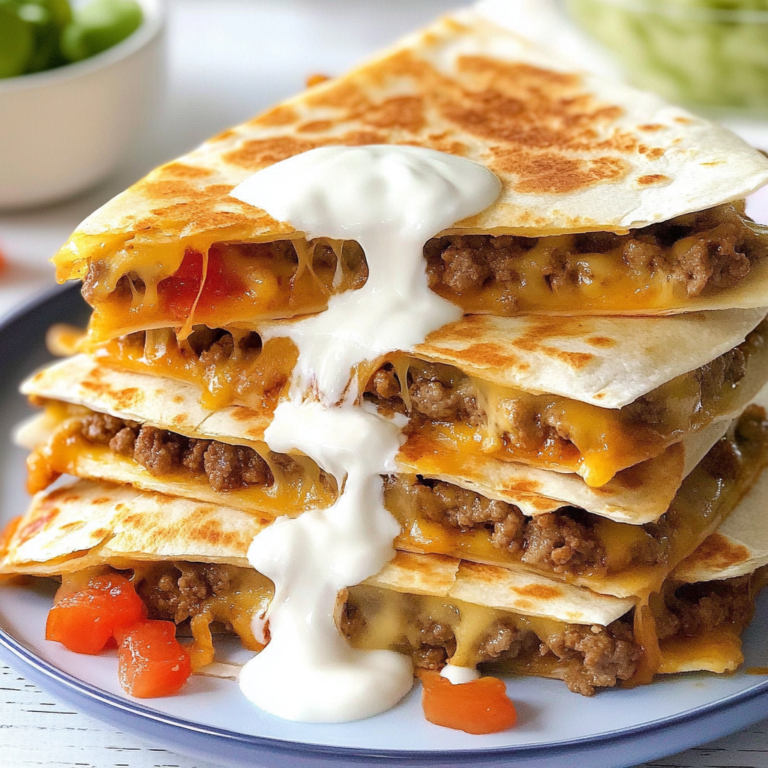 Irresistible Cheeseburger Quesadillas Ready in 30 Minutes!