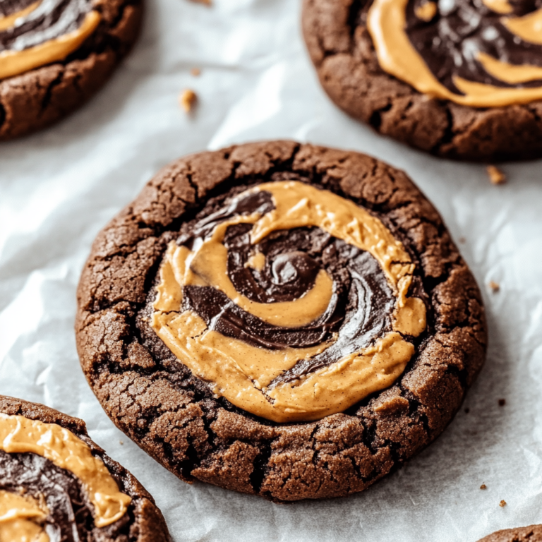 Irresistible Chocolate Peanut Butter Swirl Cookies Recipe