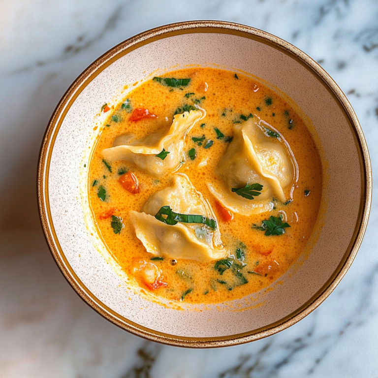 Irresistible Coconut Curry Soup with Dumplings Recipe
