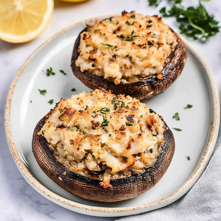 Irresistible Crab-Stuffed Portobello Mushrooms Recipe