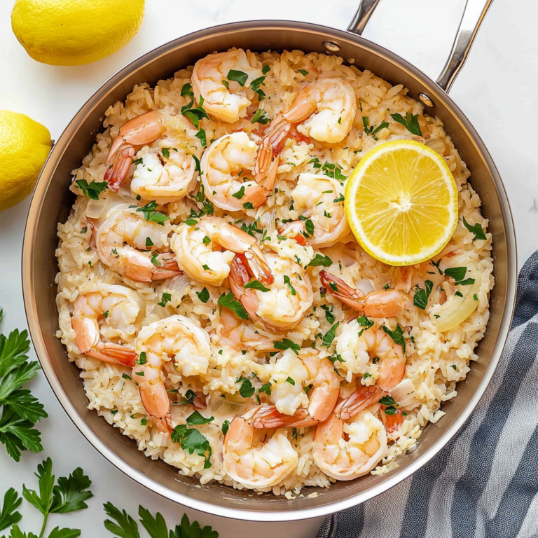 Irresistible Creamy Garlic Butter Shrimp and Rice Bowls