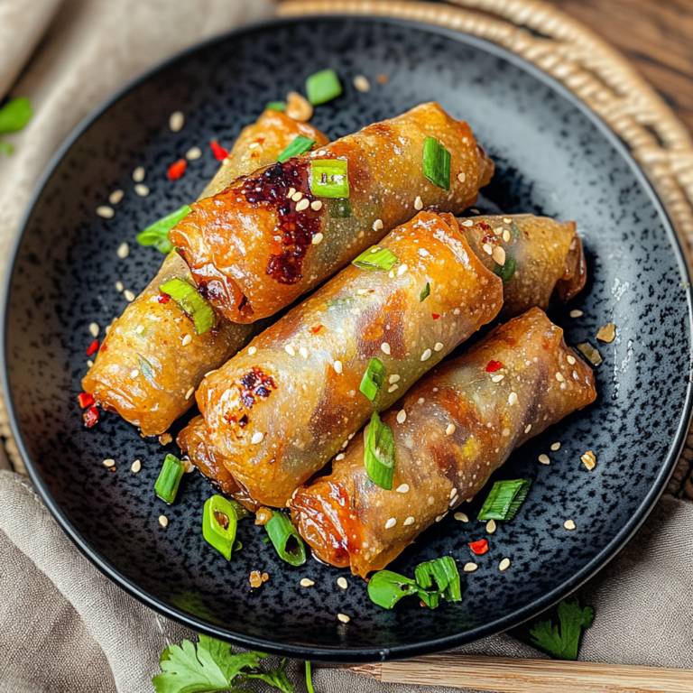Irresistible Crispy Rice Paper Spring Rolls Recipe