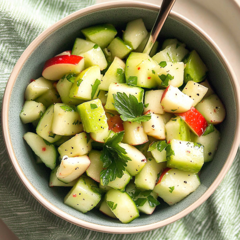 Refreshing Cucumber Apple Salad for Summer Bliss