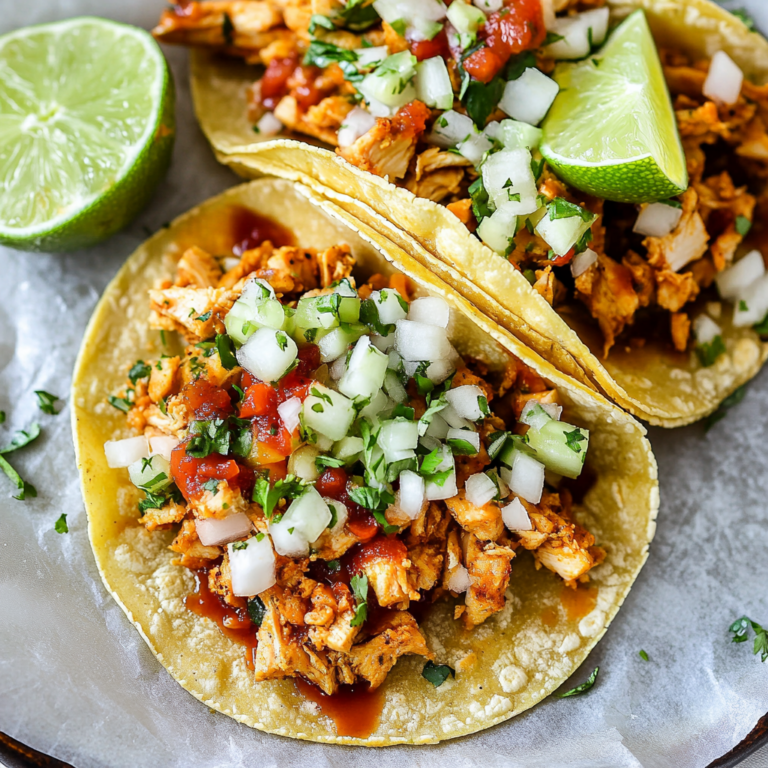 Irresistible Easy Chicken Street Tacos Recipe in Minutes
