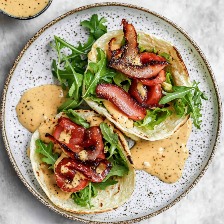 Irresistible Gourmet BLT Wraps with Secret Sauce Recipe