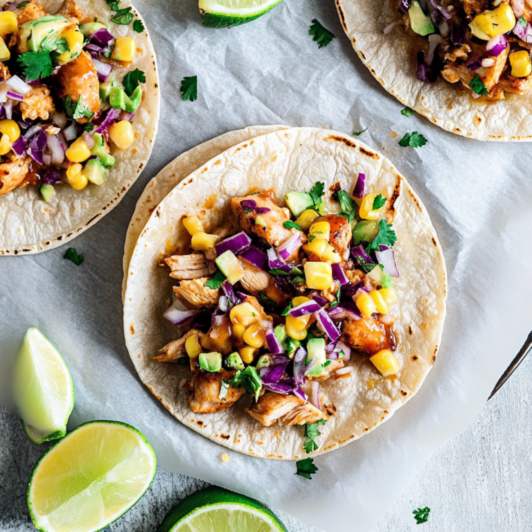Irresistible Hawaiian Huli Huli Chicken Tacos Recipe
