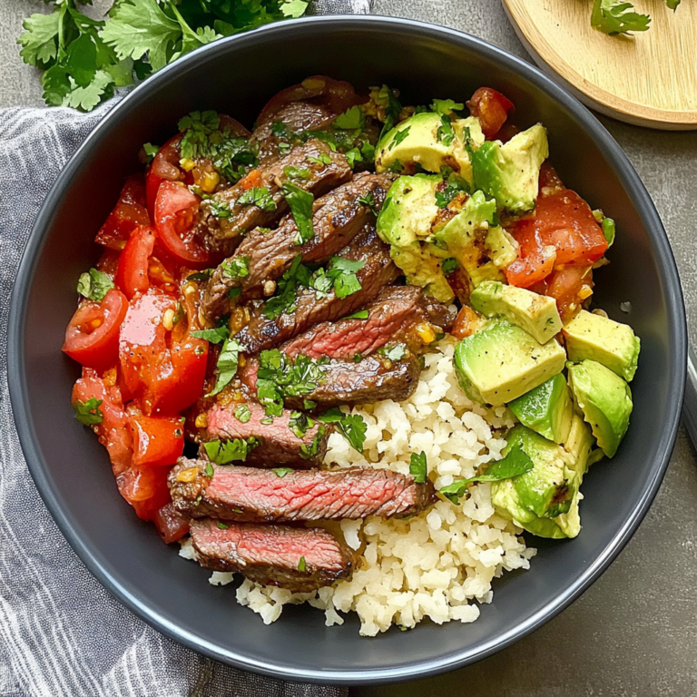 Savor the Best High Protein Steak Fajita Bowl Recipe