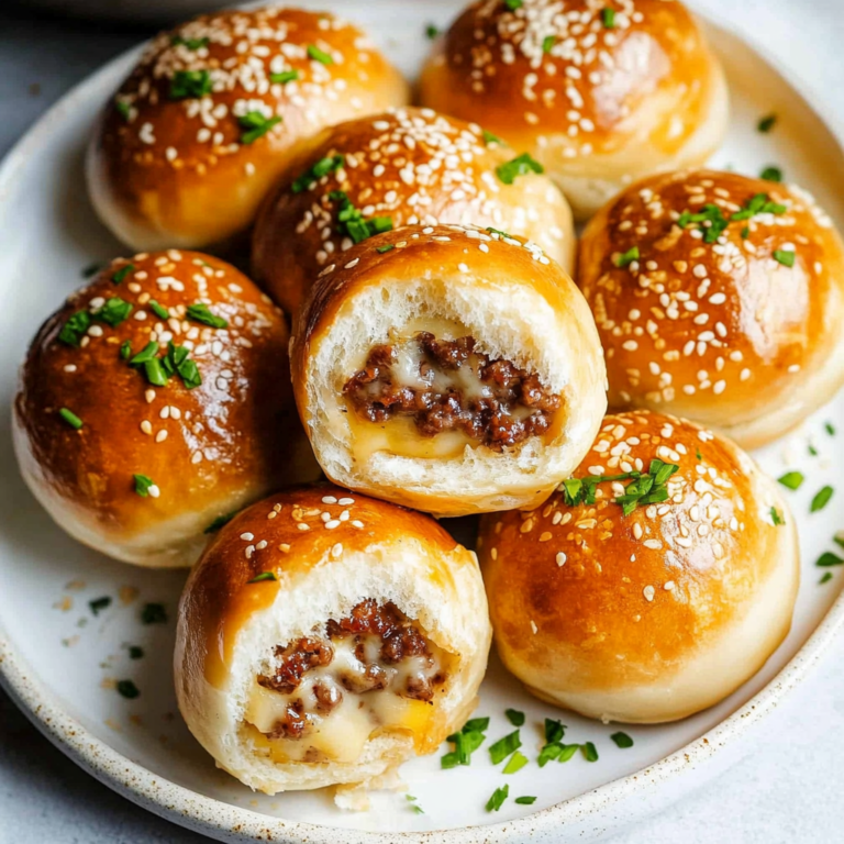 Irresistible Garlic Parmesan Cheeseburger Bombs Recipe
