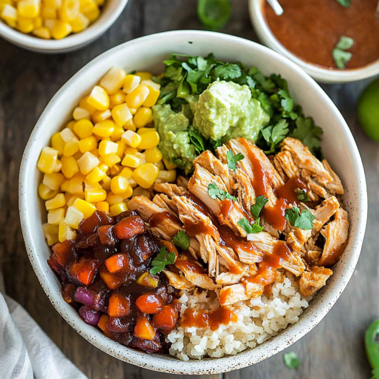 Irresistible High Protein BBQ Ranch Chicken Bowl Recipe