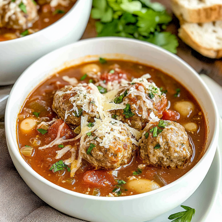 Italian Meatball Soup: Comfort in a Bowl Recipe Delight