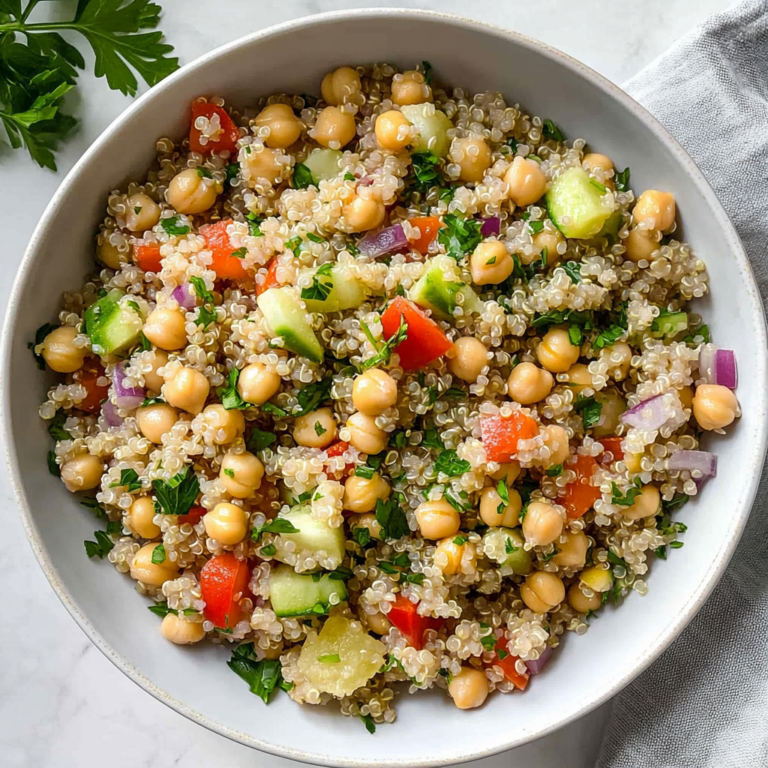 Zesty Lemon Herb Quinoa with Chickpeas – Refreshing & Easy