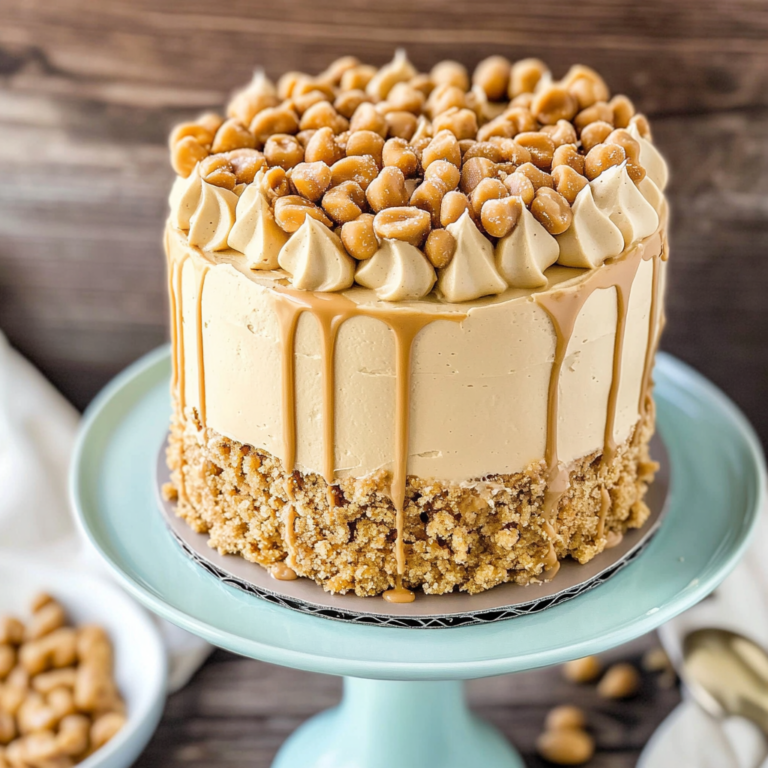 Irresistible Loaded Peanut Butter Layer Cake Recipe