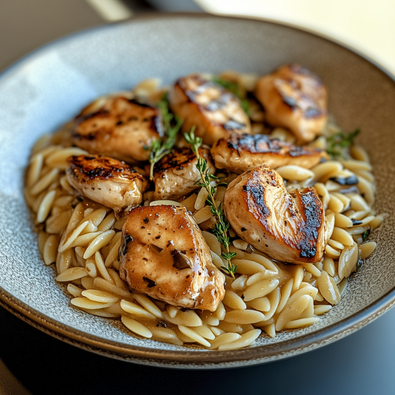 Irresistible Marsala Chicken Orzo Recipe for Cozy Dinners