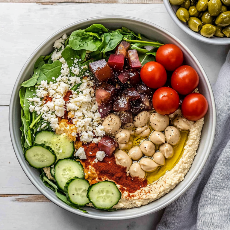 Irresistible Mediterranean Hummus Bowl Recipe to Savor