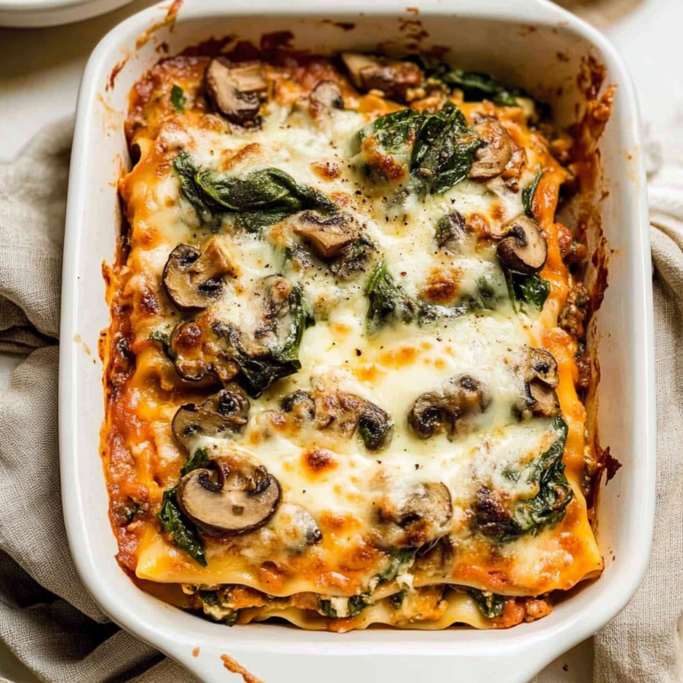 Irresistible Mushroom and Spinach Lasagna Recipe