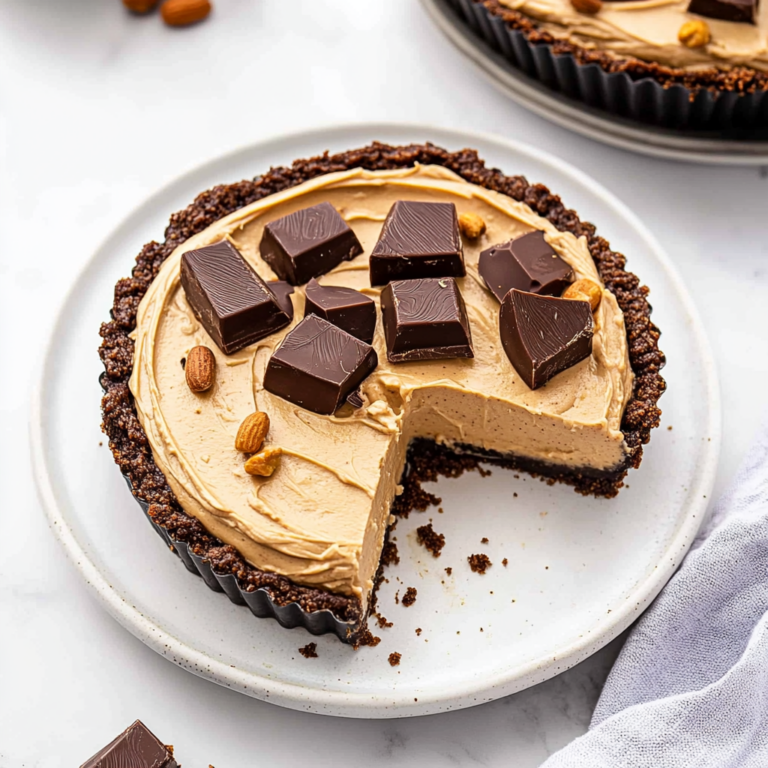 Indulge in No-Bake Cream Cheese Peanut Butter Pie!