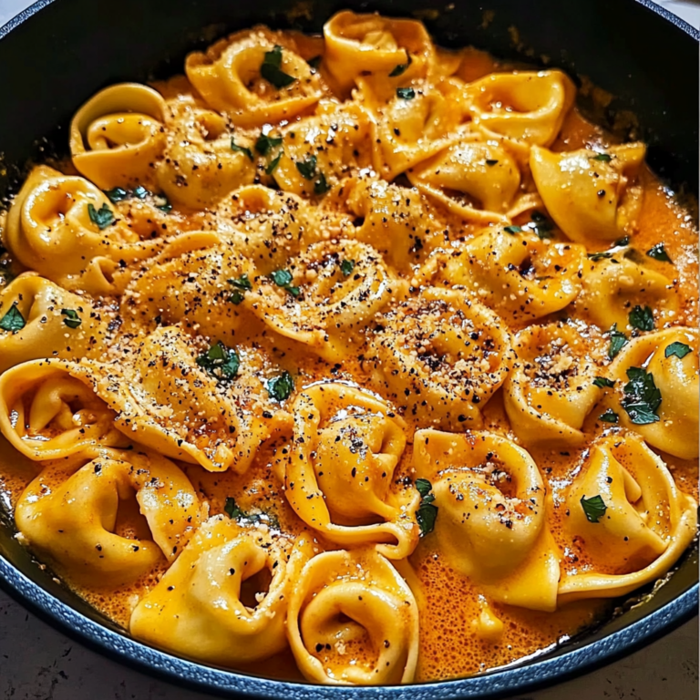 Irresistible One-Pot Spicy Garlic Butter Chicken Tortellini