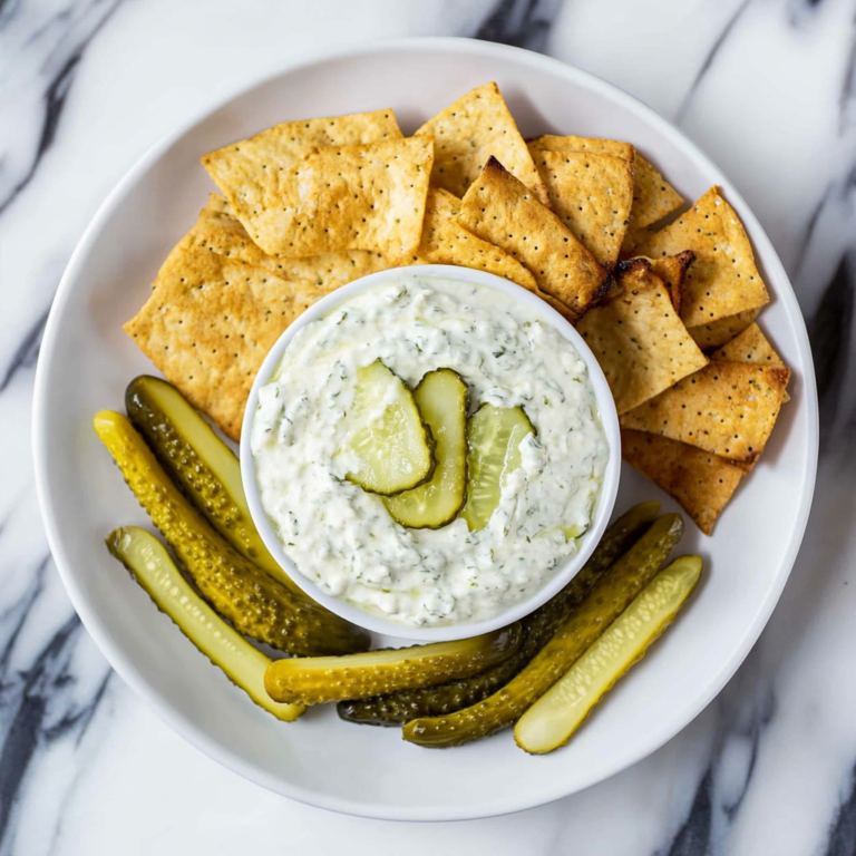 Irresistible Pickle Dip: A Zingy, Creamy Delight!