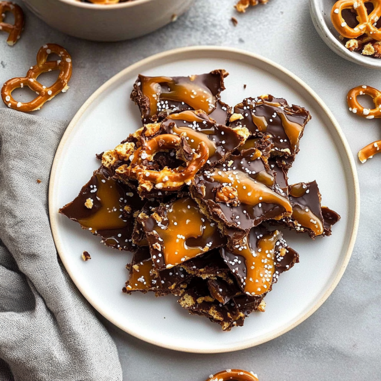 Irresistible Salted Caramel Pretzel Bark Recipe