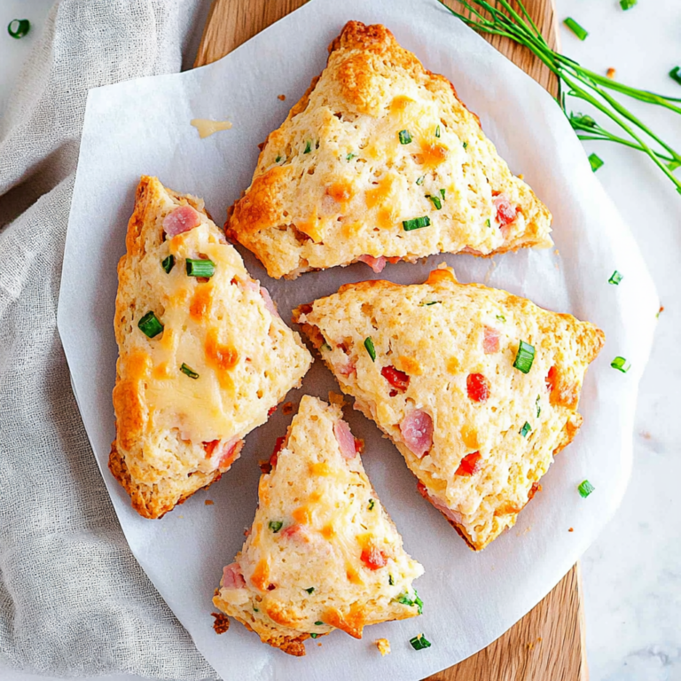 Irresistible Savory Ham & Cheese Scones Recipe to Try Now