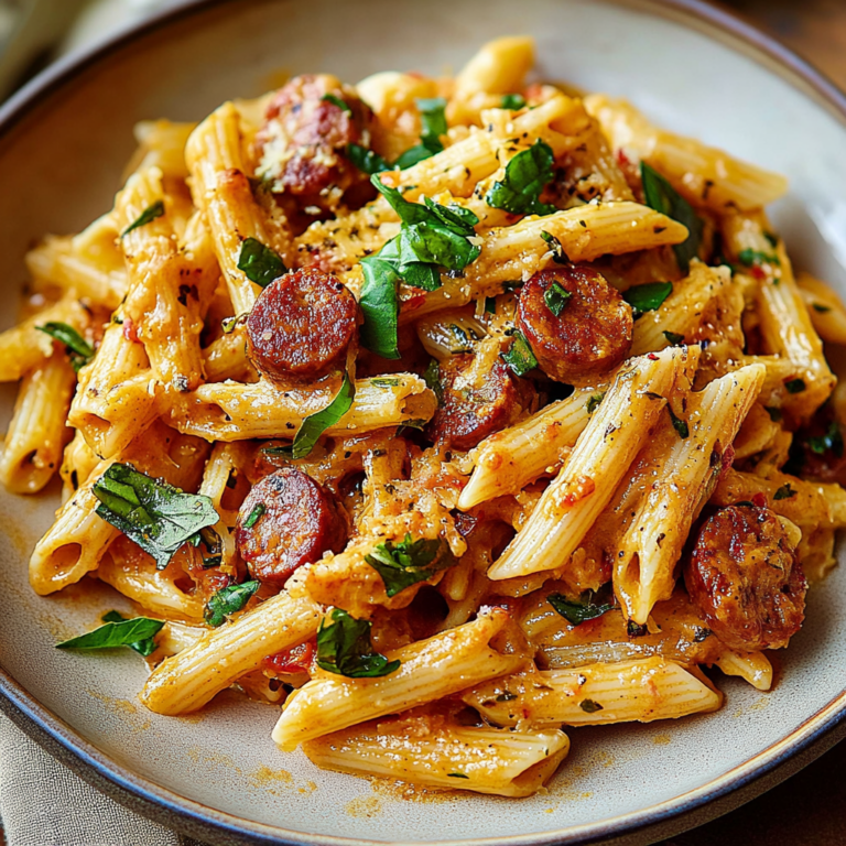 Irresistible Spicy Cajun Pasta with Sausage Recipe