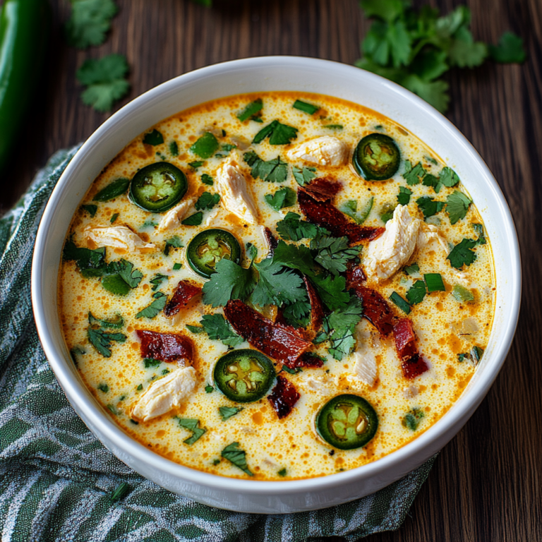 Irresistible Spicy Jalapeño Popper Chicken Soup Recipe