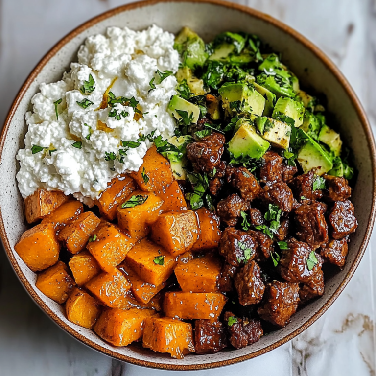 Irresistible Sweet Potato Beef Bowl with Hot Honey Recipe