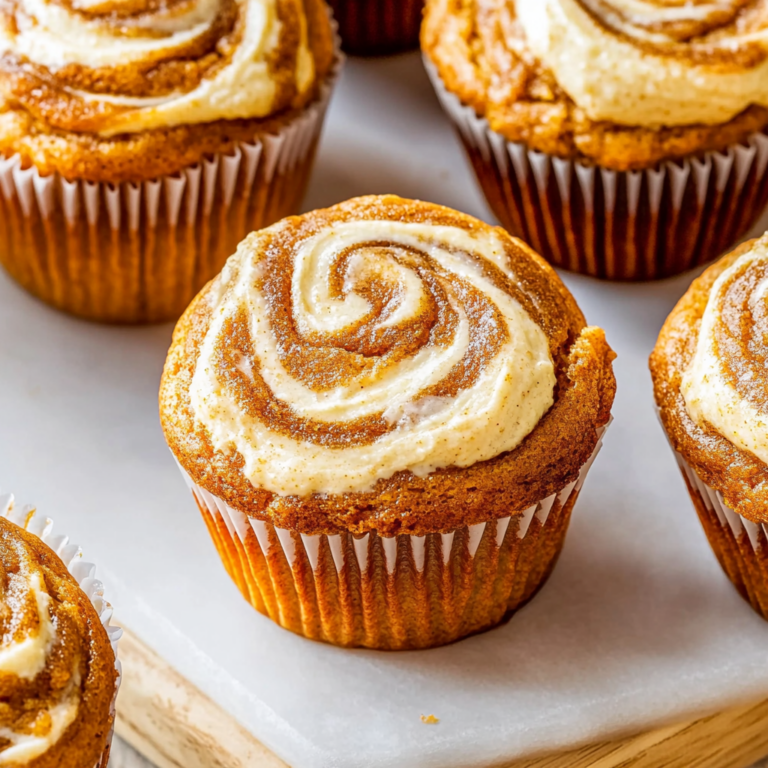 Irresistible Swirled Pumpkin Cream Cheese Muffins Recipe