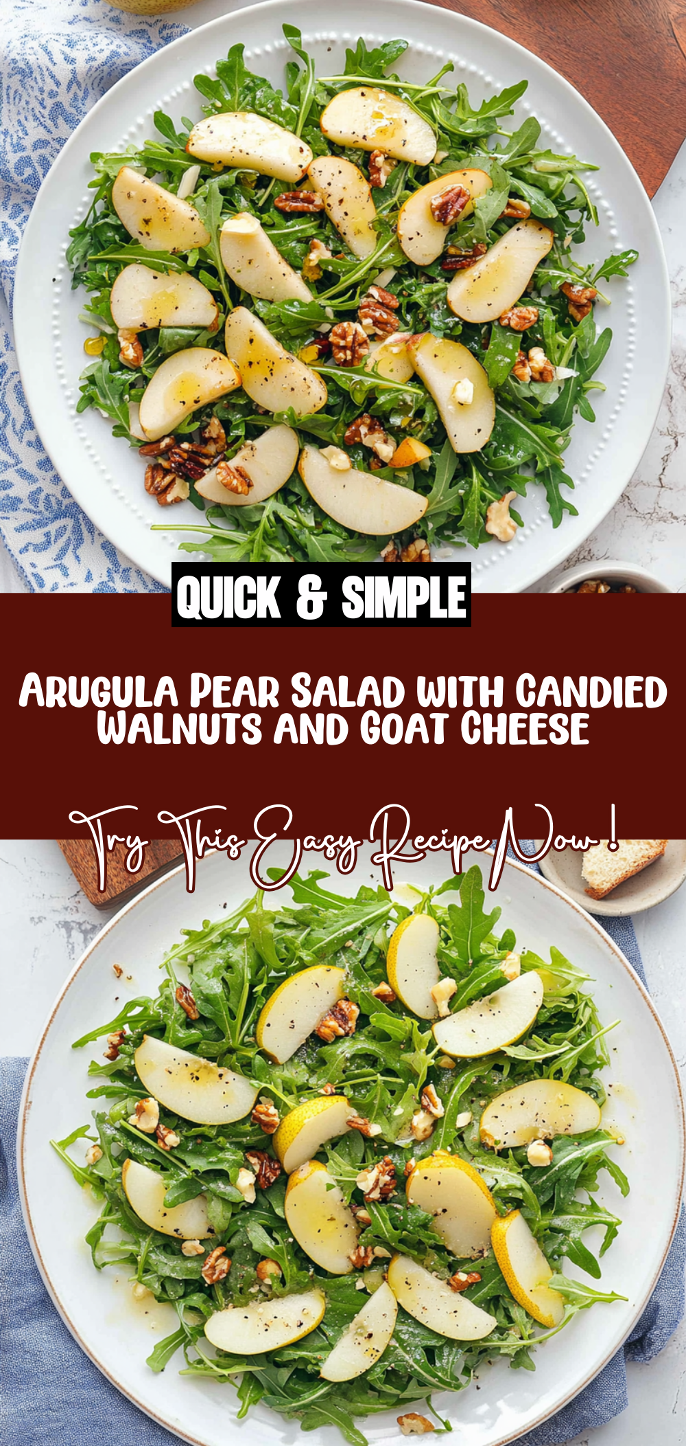 Arugula Pear Salad