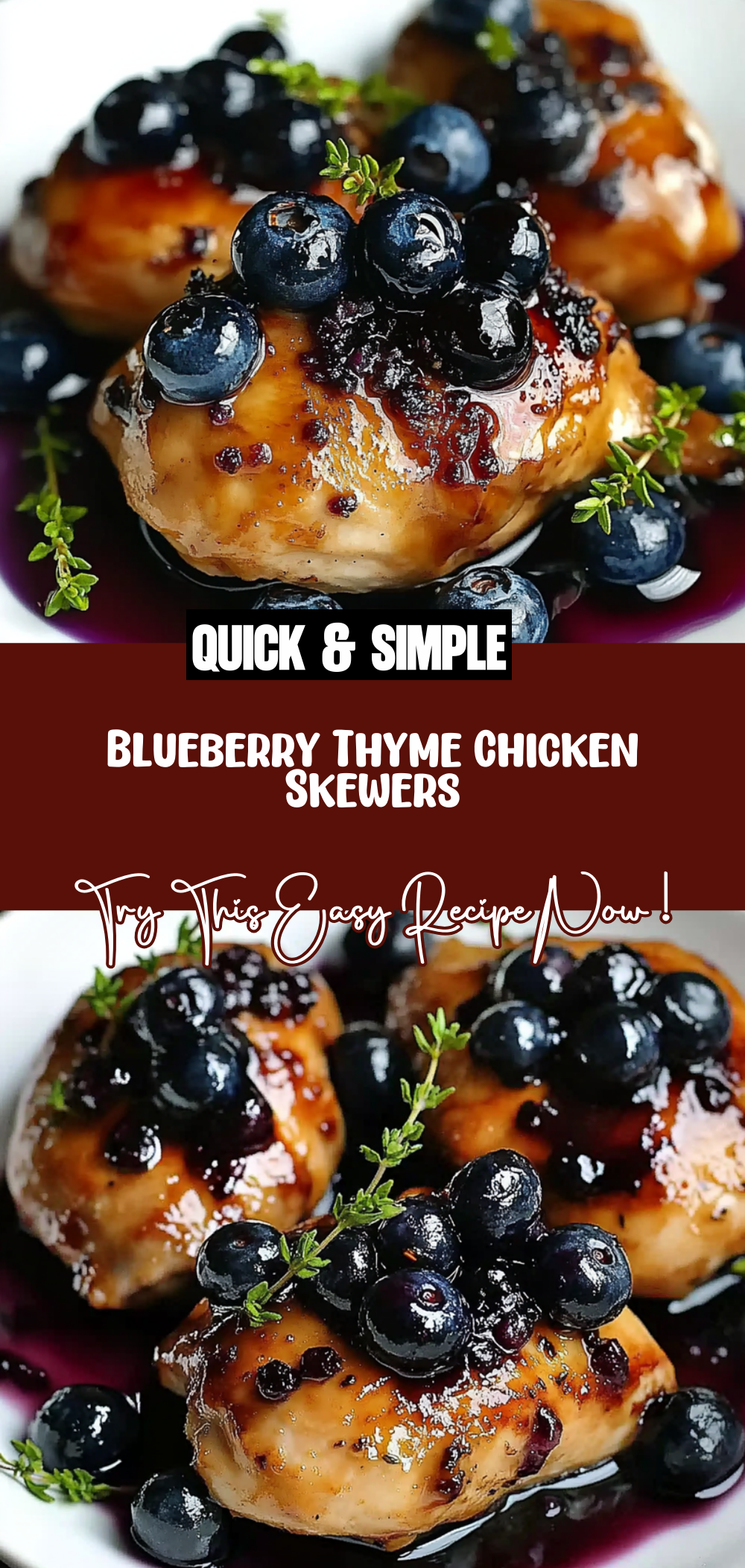 Blueberry Thyme Chicken