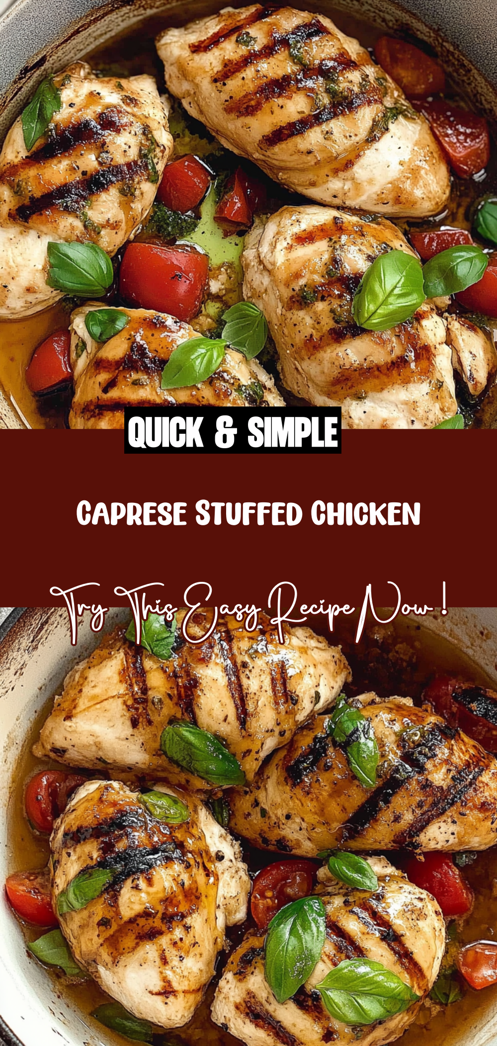 Caprese Stuffed Chicken