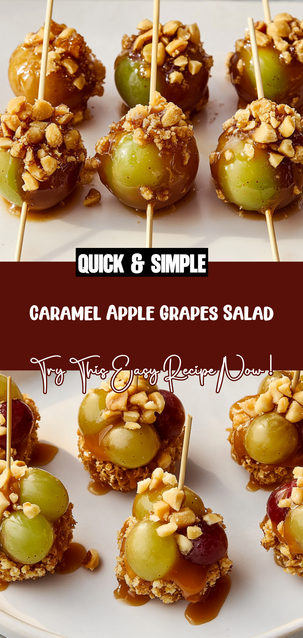 Caramel Apple Grapes