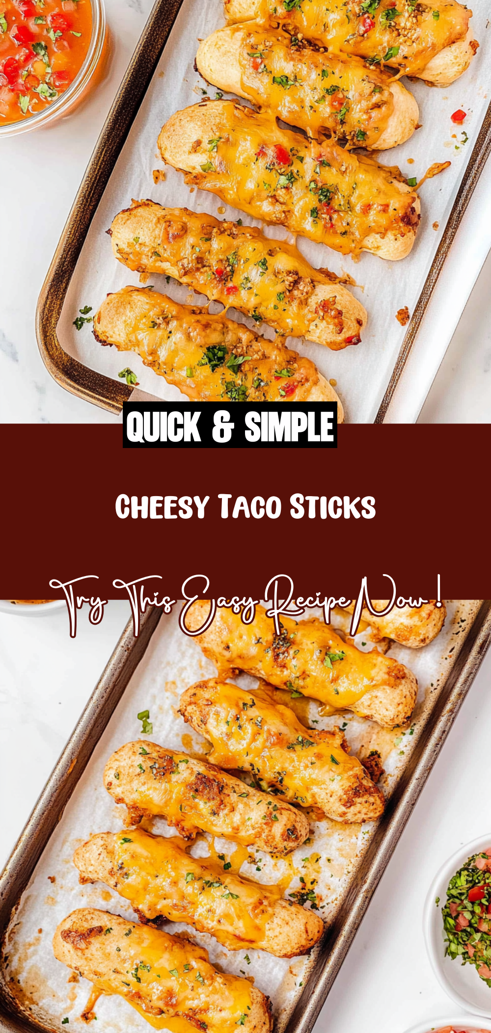 Cheesy Taco Sticks