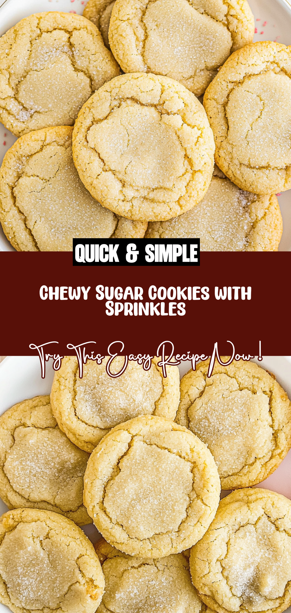 Chewy Sugar Cookies