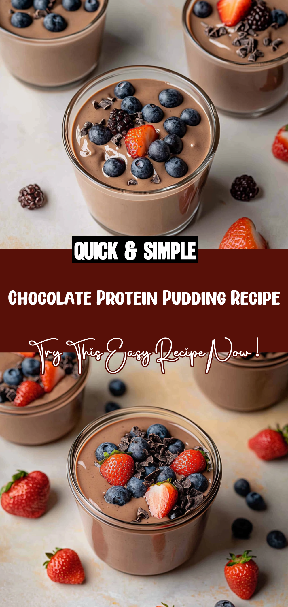 Chocolate Protein Pudding Recipe