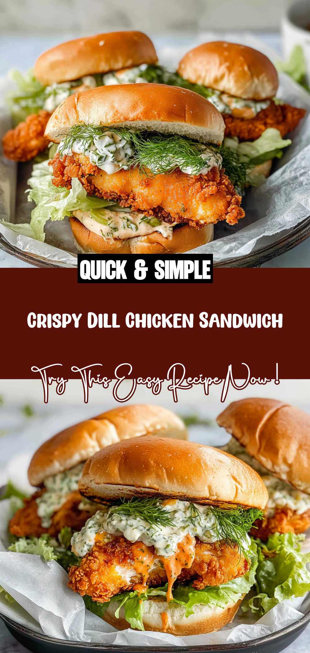 Crispy Dill Chicken Sandwich