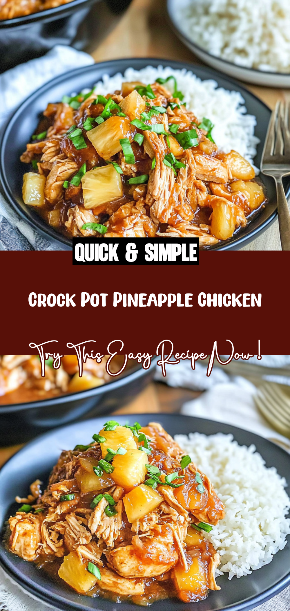 Crock Pot Pineapple Chicken