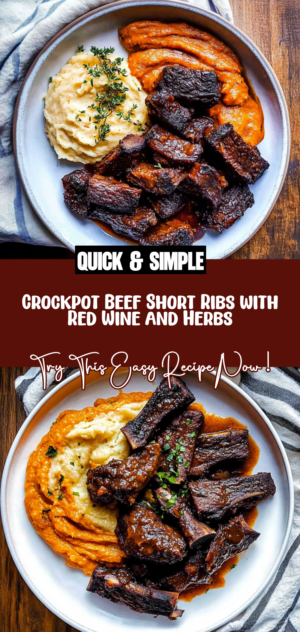 Crockpot Beef Short Ribs