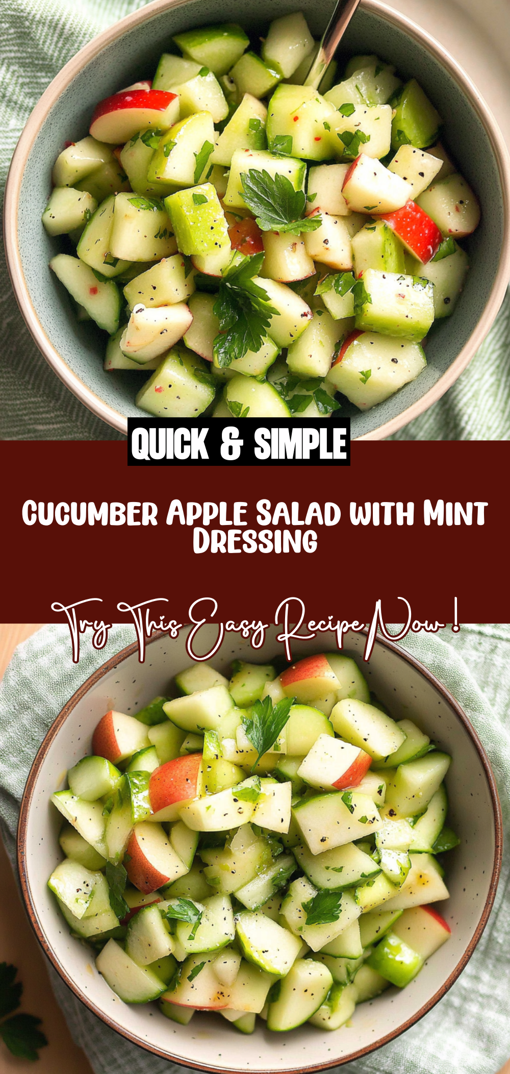Cucumber Apple Salad