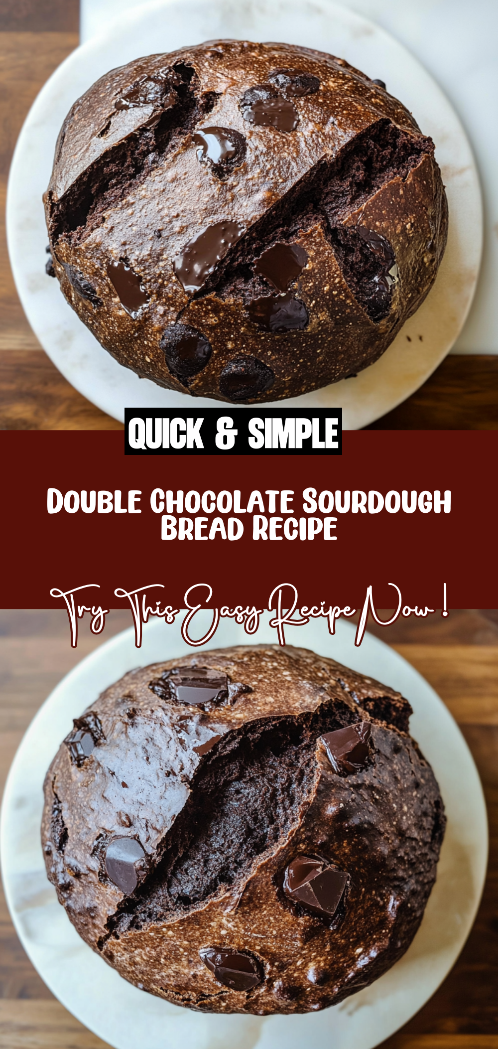 Double Chocolate Sourdough Bread Recipe
