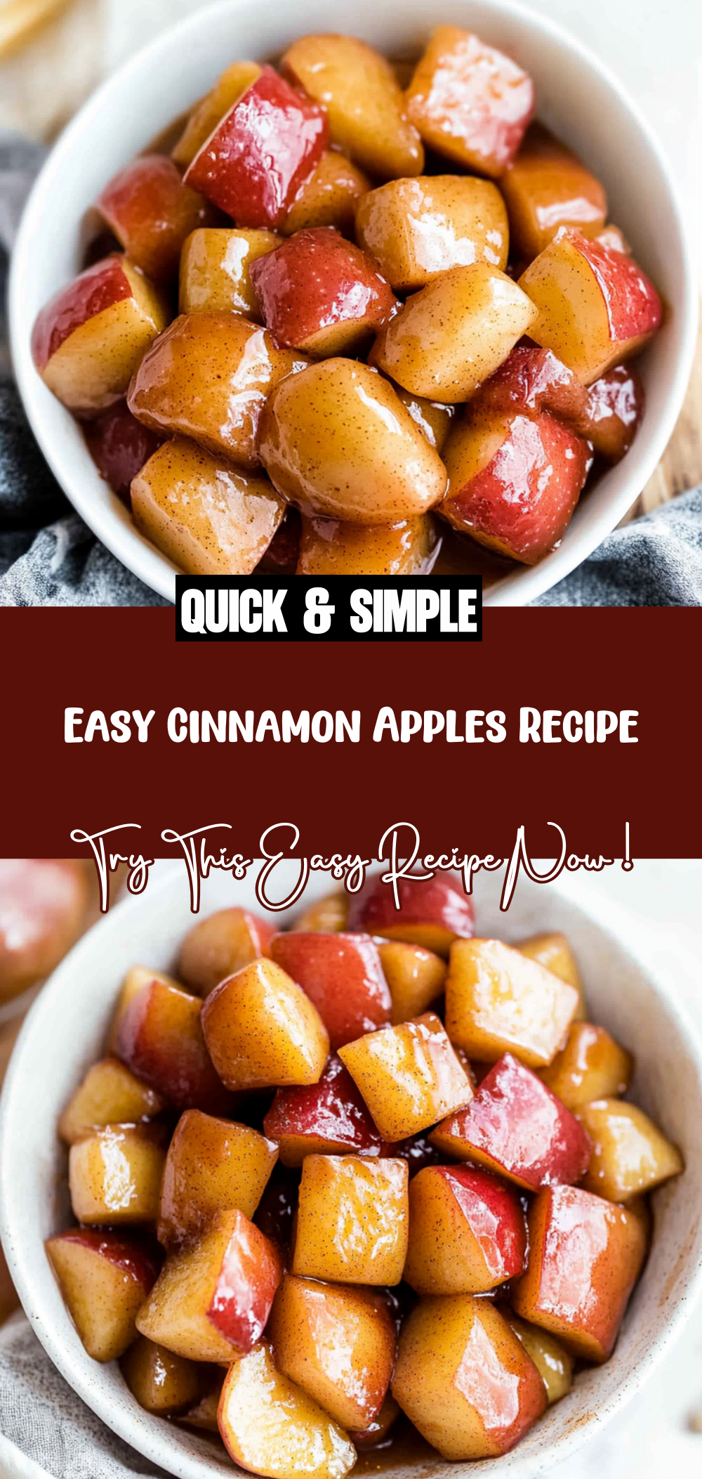 Easy Cinnamon Apples Recipe