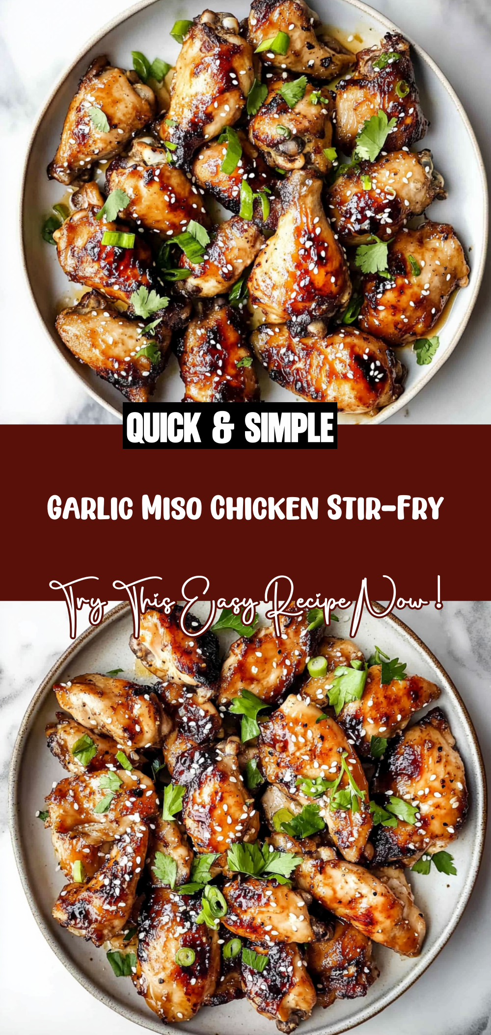 Garlic Miso Chicken