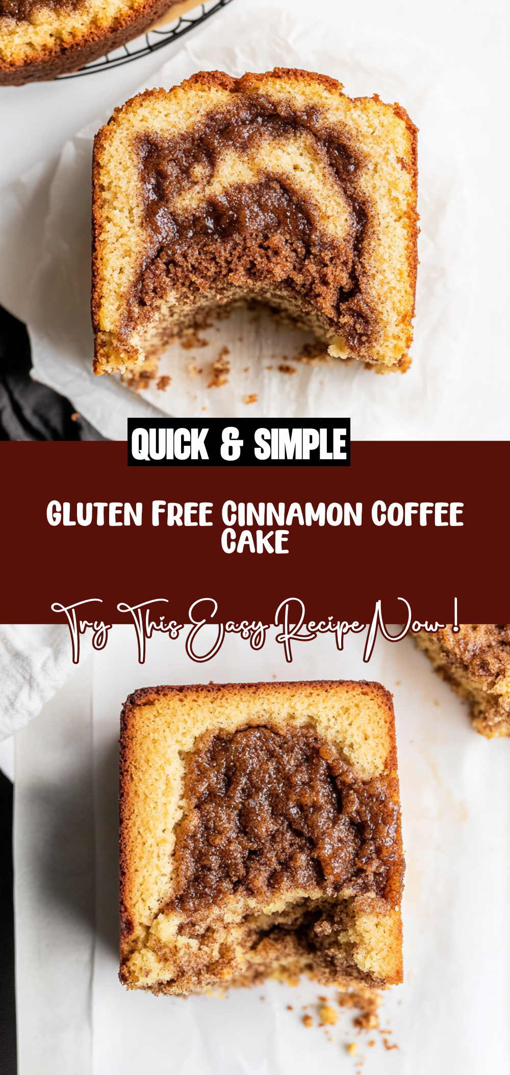 Gluten Free Cinnamon Coffee Cake